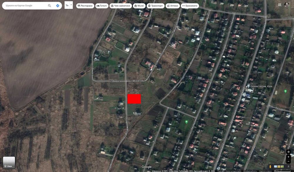 Земельна ділянка під забудову с.Нове Село