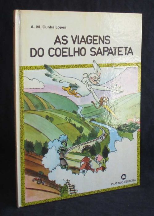 Livro As Viagens do Coelho Sapateta A. M. Cunha Lopes