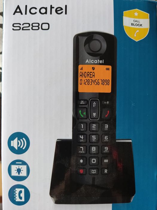 Telefon stacjonarny bezprzewodowy Alcatel S280