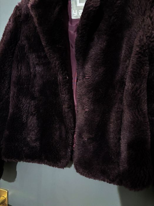 шуба штучна , форма —піджак