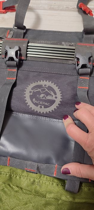 Сумка на кермо AcePac Bar Roll, сіра