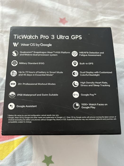 TicWatch Pro 3 Ultra GPS (como novo)