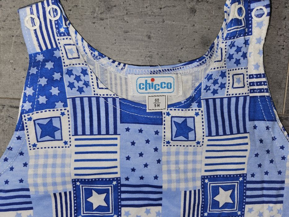 Zestaw 2 nowe krótkie body na lato Chicco 68