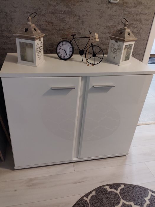 Komoda biała połysk