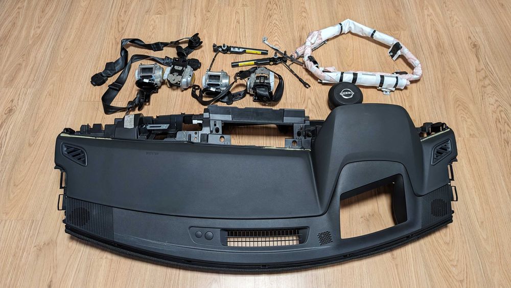 Conjunto Kit Airbags Tablier Nissan Qashqai J12 Original 2021/