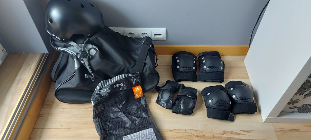 Zestaw Rolki damskie r 38  firmy K2 kinetic ABEC 5 kask ochraniacze to