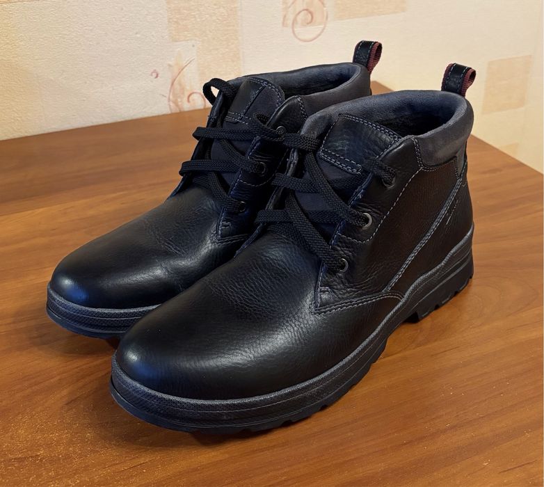 Ботинки мужские зимние с шерстяной подкладкой Clarks размер 45