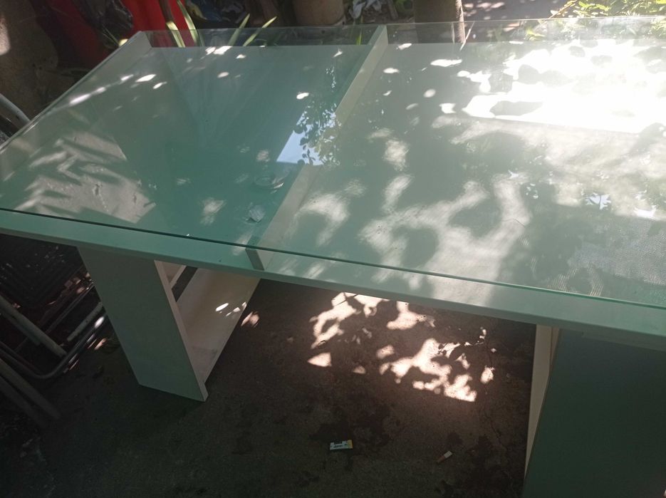 Glass-Top Table