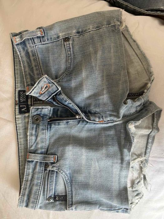 Джинсові короткі шорти Armani jeans,  розмір S