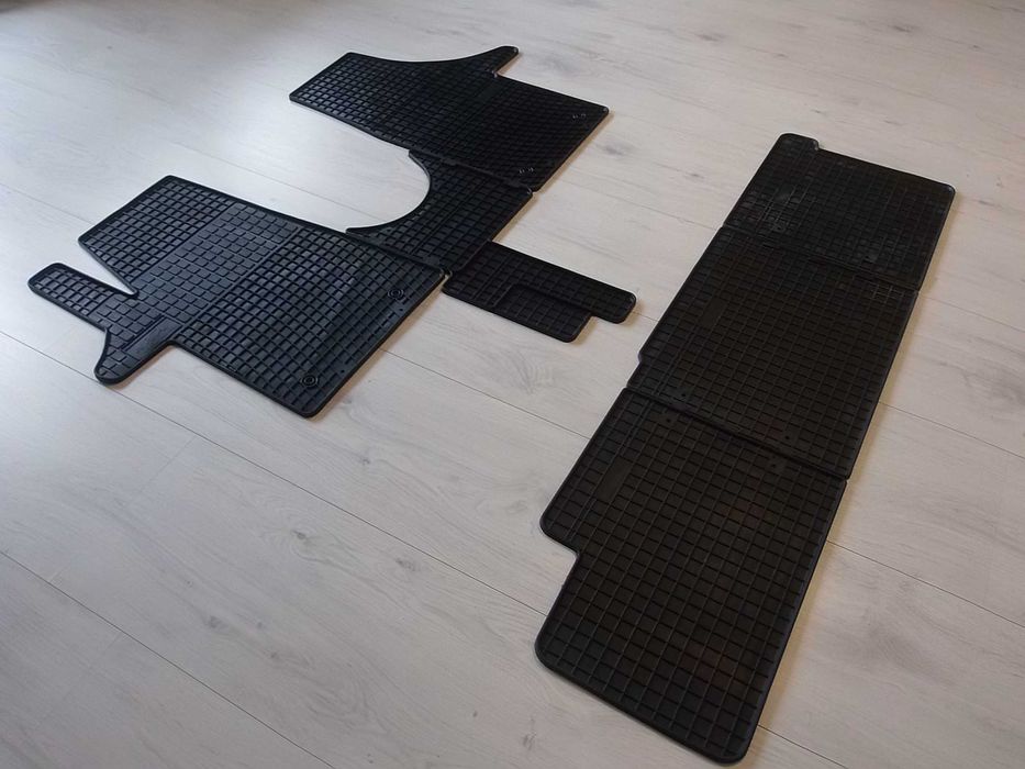 Dywaniki Gumowe VW Volkswagen T5 T6 Rok 03- DOKA Dopasowane