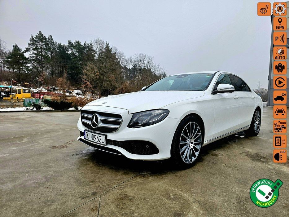 Mercedes-Benz Klasa E 195 KM Avangarda Wirtual Ambiente Bezwypadek Piękny