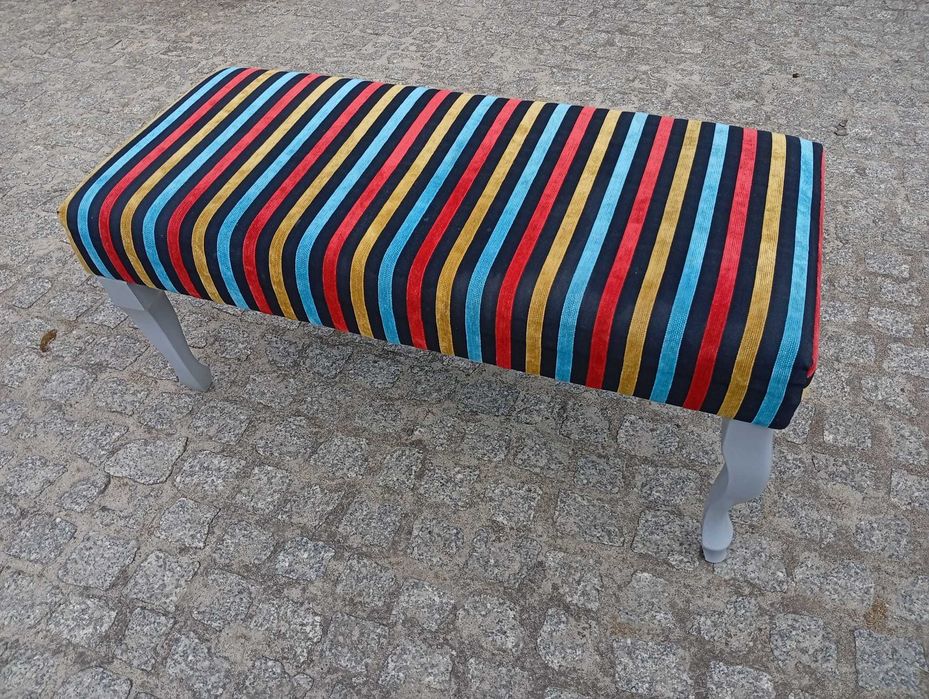 Designerska ławka tapicerowana
