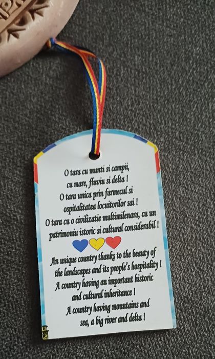 Prato de Cerâmica para Pendurar Transilvânia