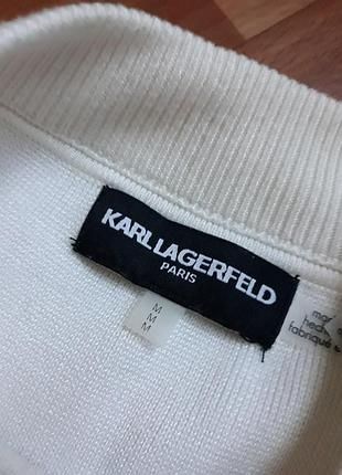 Брендовый свитер в полоску karl lagerfeld