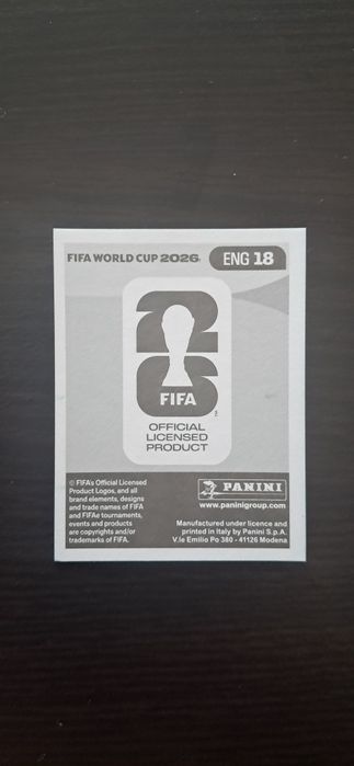Cromo futebol de Harry Kane(Mundial 2026)da Panini