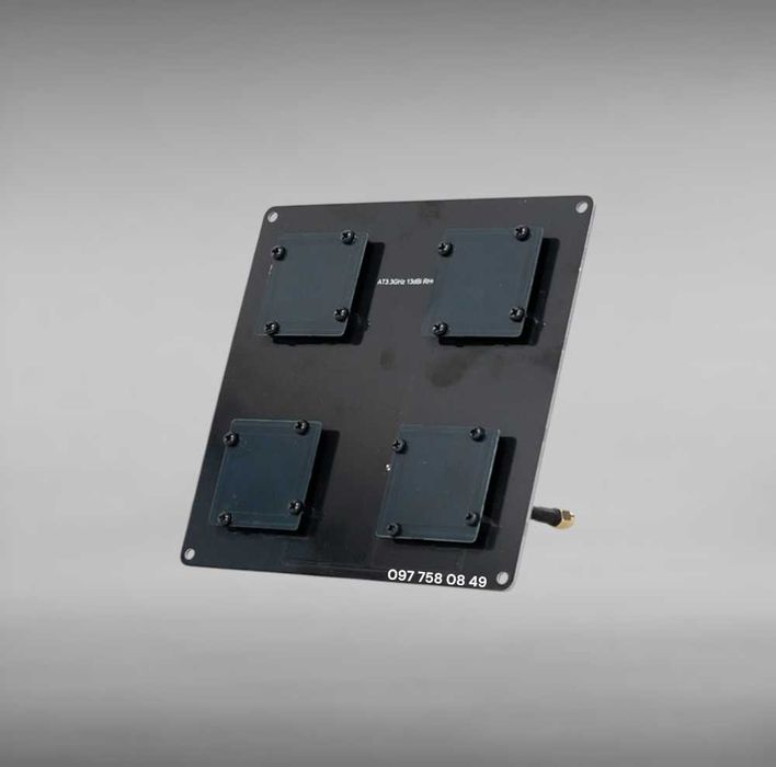 FPV патч антена Foxeer 3.3G 14dBi RHCP SMA патч-антена foxeer 3.3 ггц