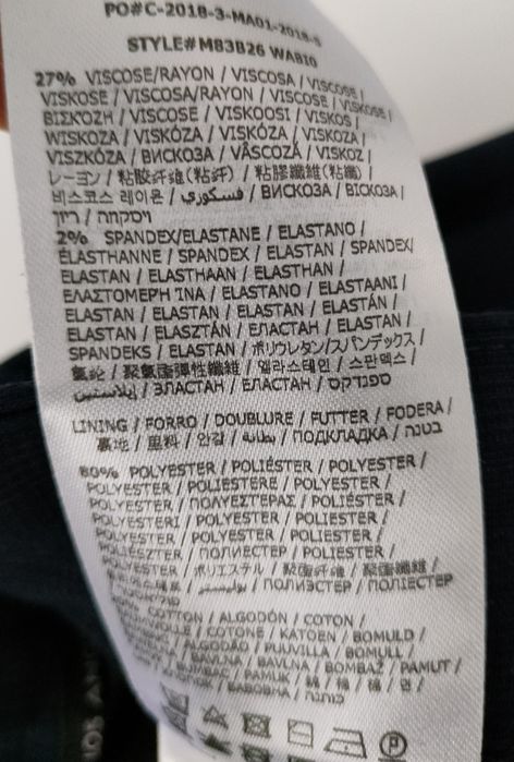 Spodnie materiałowe Guess rozmiar 30 (S/M)