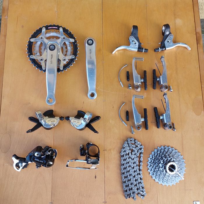 Shimano Deore LX 567 569 Grupa Korba Manetki Klamki Hamulce Przerzutki
