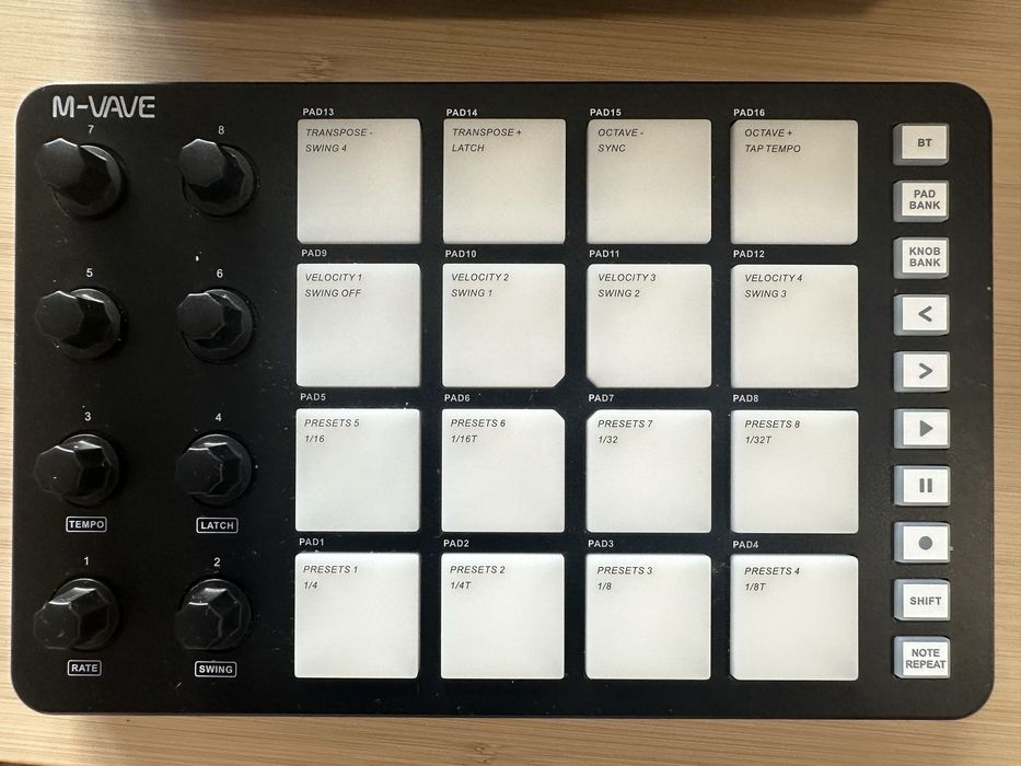 M-VAVE SMC-PAD – bezprzewodowy kontroler MID