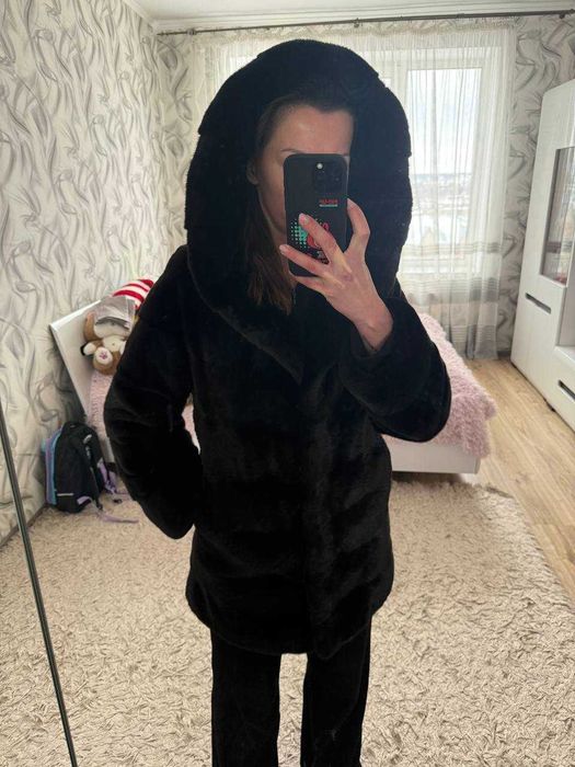 Норковая шуба полушубок BLACKGLAMA оригинал