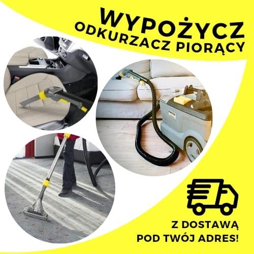 Wynajem odkurzaczy pioracych  - 50 zl doba
