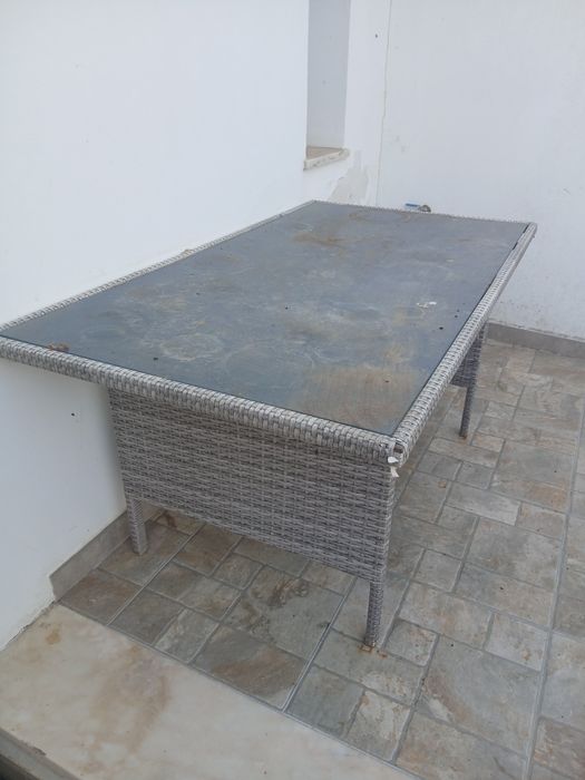 Mesa Exterior Tampo Vidro