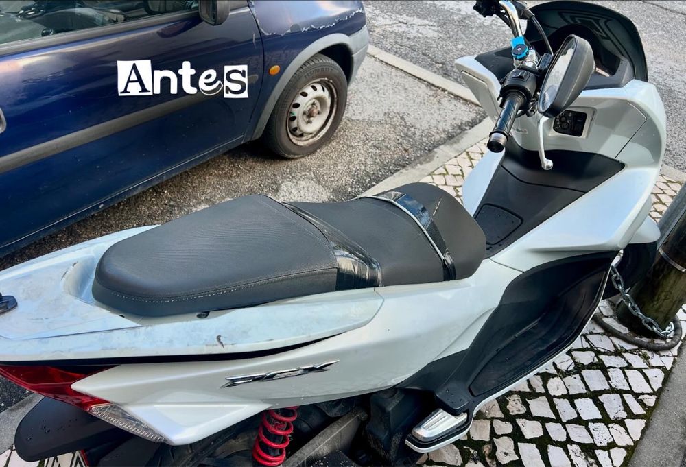 Banco Honda Pcx (2018 a 2020 ) velho por novo ,Ler descricao