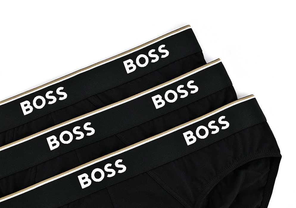 HUGO BOSS slipki 3 PAK slipek męskich NOWOŚĆ 2025