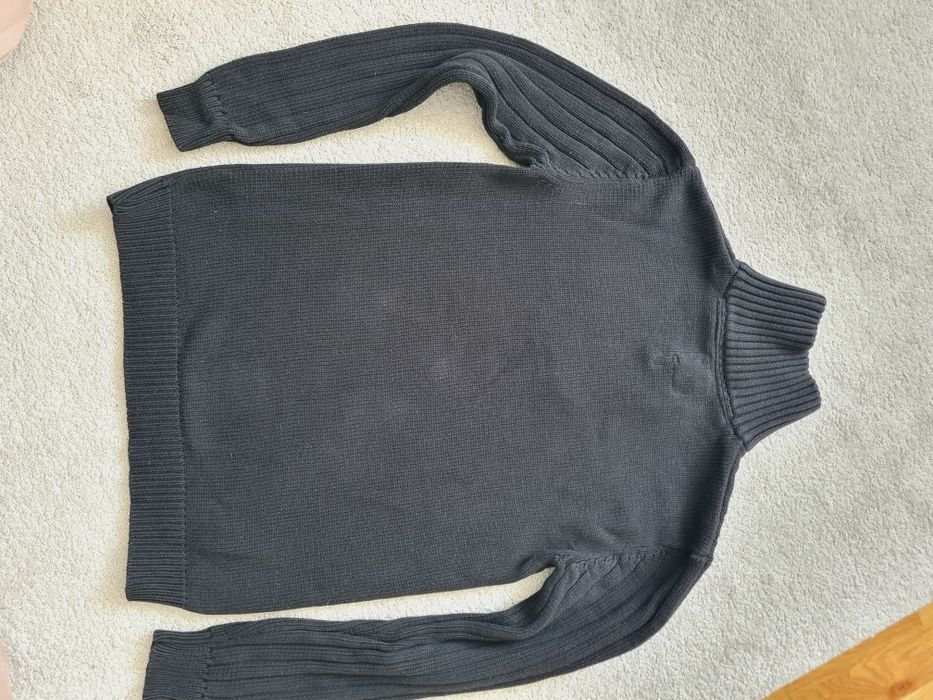 Sweter męski z golfem bawełna r. M basic zima