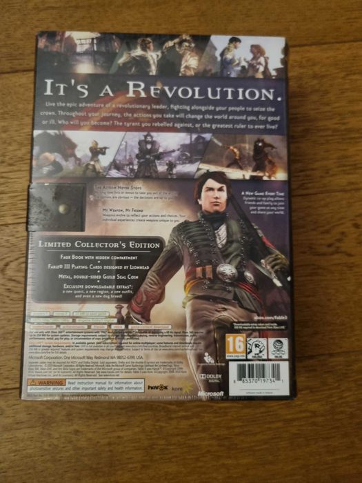 Fable 3 edycja kolekcjonerska X360