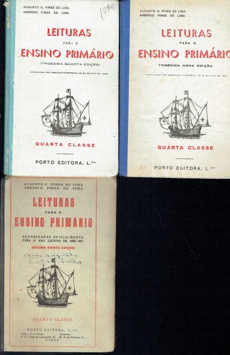 7686
Leituras para o Ensino Primário 
Quarta Classe - 1950/ 1963/ 1967