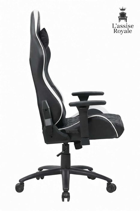 Fotel Gamingowy pikowany PREMIUM Obrotowy Biurowy Regulowany