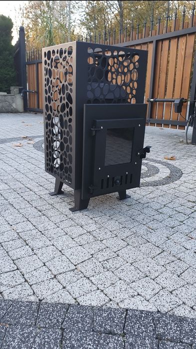 Piec do sauny opalany drewnem,  znak CE !