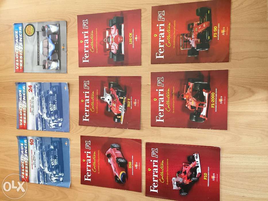 Revistas Fascículos miniaturas 1/43 não Incluidas