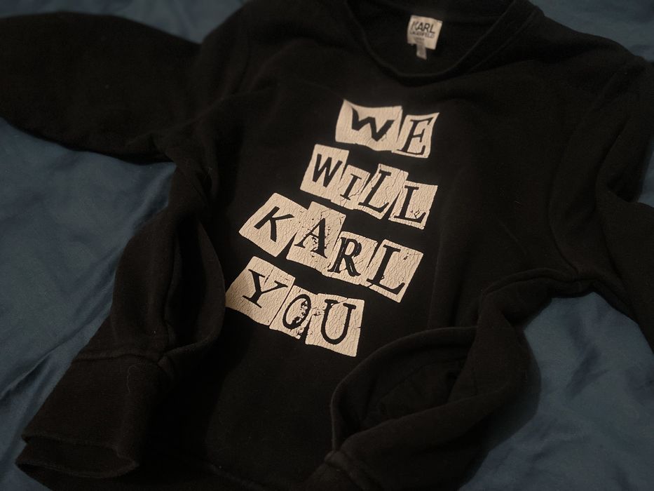 Bluza Karl Lagerfeld dziecięca z kieszeniami roz 12, wzrost 150 cm