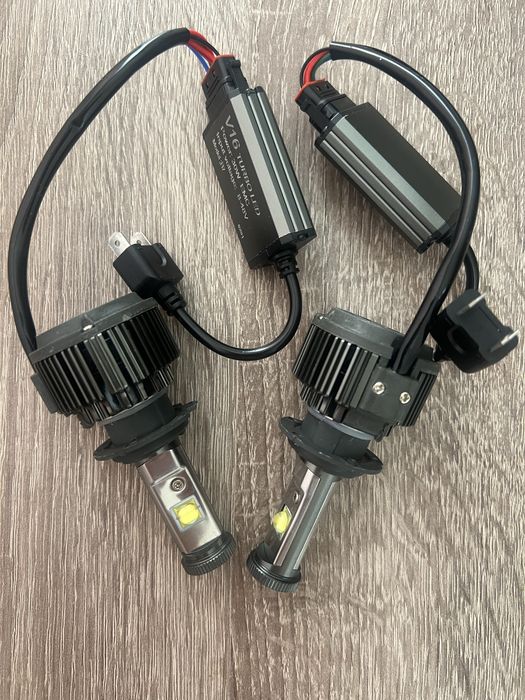 Новые LED лампы V16 Turbo H7 30W EMC – с активным охлаждением