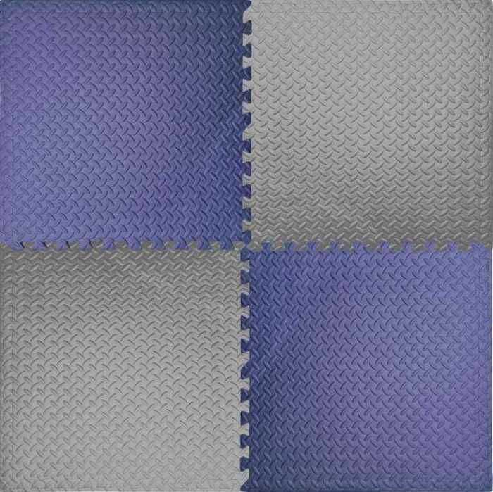 Mata do ćwiczeń pod sprzęt do siłowni domu 6szt puzzle ochronne 60x60