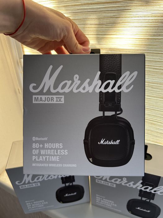 ‼️Нові Оригінальні навушники Marshall Major 4 Black/Brown