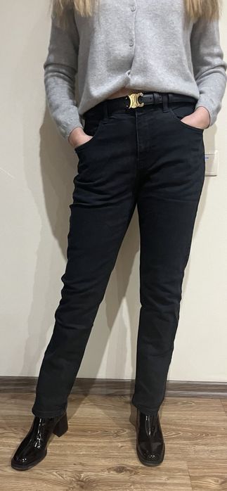 Темно сірі джинси, стрейч, розмір М, гарний стан