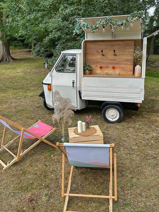 "La Bollicina" Prosecco van Piaggio Ape - Mobilny Bar na Imprezy