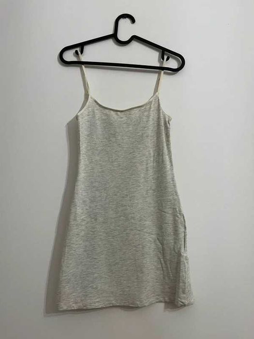 H&M Basic długi top na ramiączkach XS