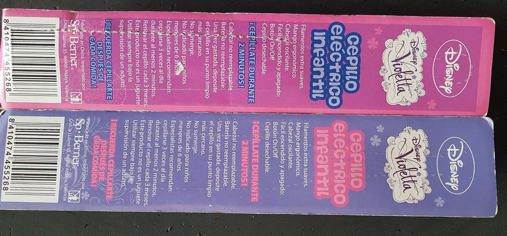 Escova de dentes a pilha infantil Disney temporizador de 2 minutos