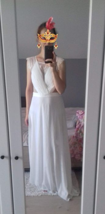 Suknia ślubna rozm M + buty rozm. 40