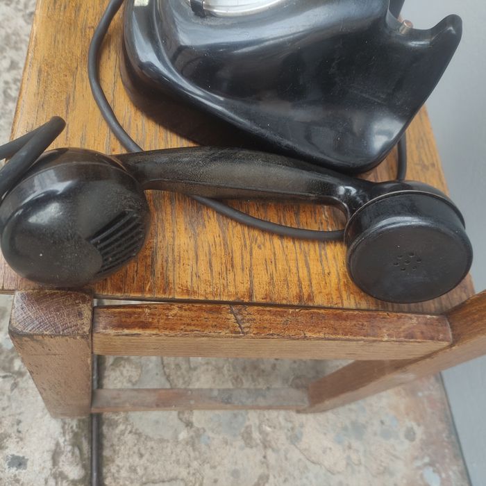 Карболитовый дисковый телефон. 1963 г.