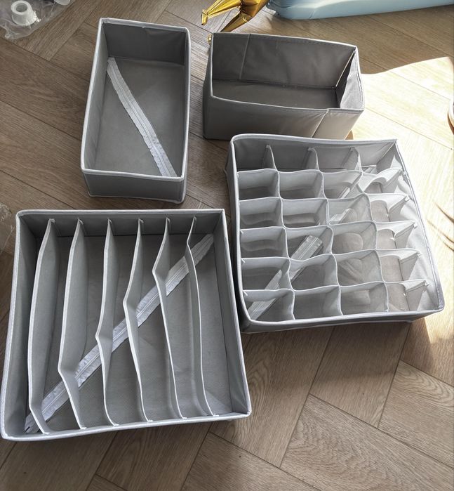 4 organizery materiałowe