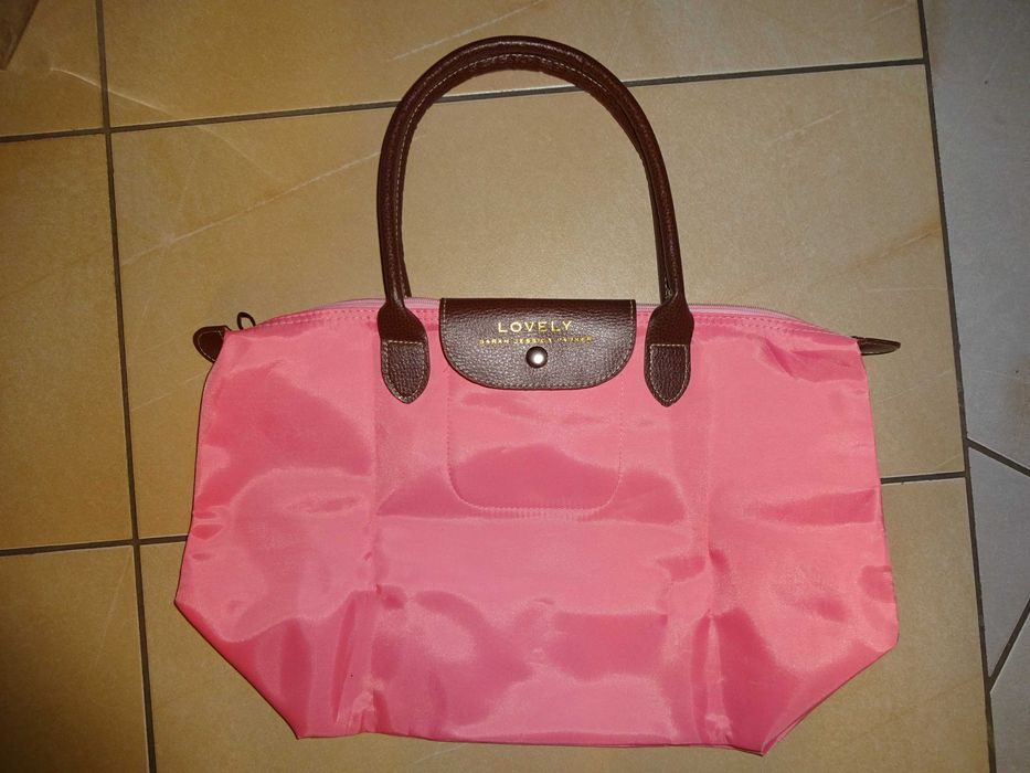 Lovely Sarah Jessica Parker oryg. różowa duża torba torebka nowa