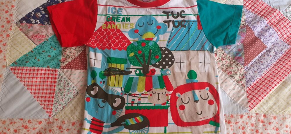 T shirt Tuc Tuc - Nova - 2 anos - unisexo