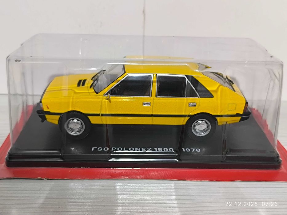 Samochody PRL 1:24 Hachette - Polonez 1500 Rok 1978