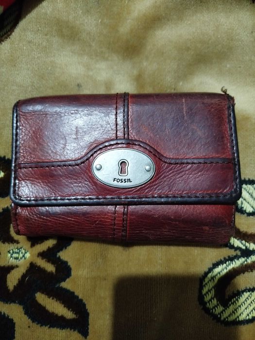 Кошелёк Fossil натуральная кожа