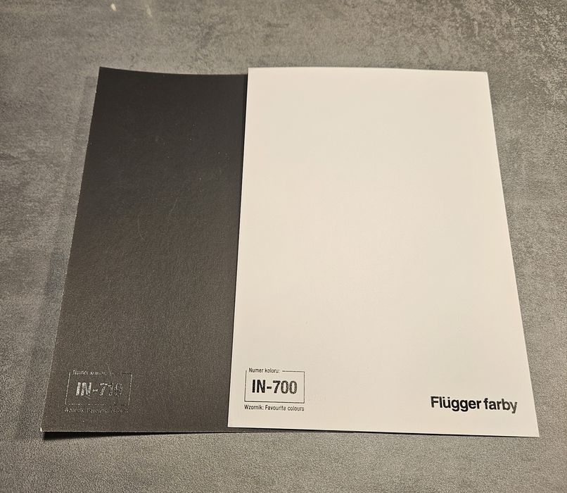Próbki Flugger  Farby/Kartki